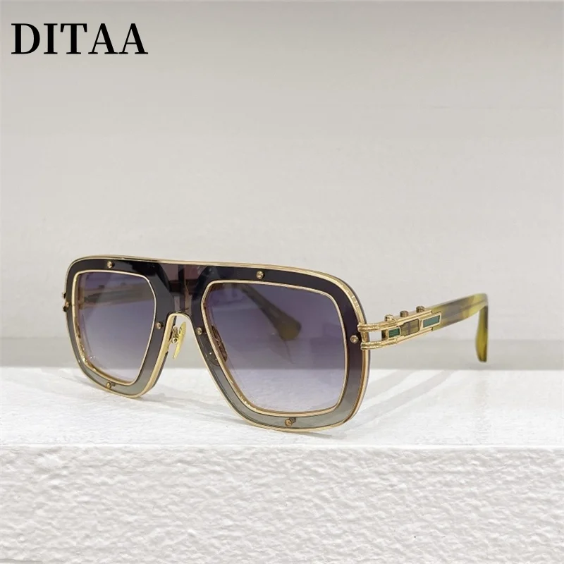 DTS427 RAKETO Luxury Designer Vintage Acetate Alloy Retro Female Sunglasses For Women Outdoor Eyewear Shades