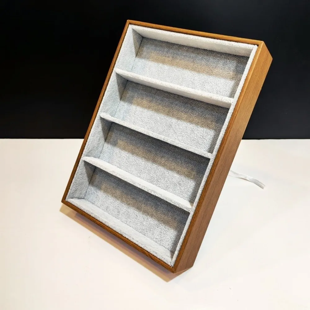 High Quality 4‑Slot Glasses Storage Box Display Portable Sunglasses Display Case Durable Optical Display Case Home Organization