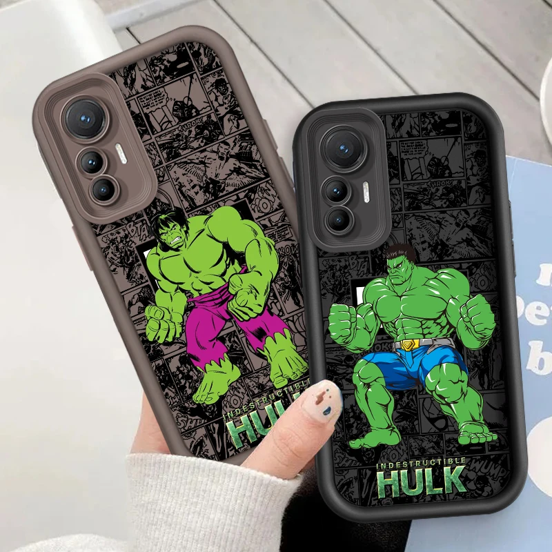 Hulk Fashion Luxury Catroon Eye Ladder For Xiaomi MI 14 12T 11 Lite Poco M3 X5 X4 F5 F4 F3 F2 GT Pro 5G TPU Phone Case