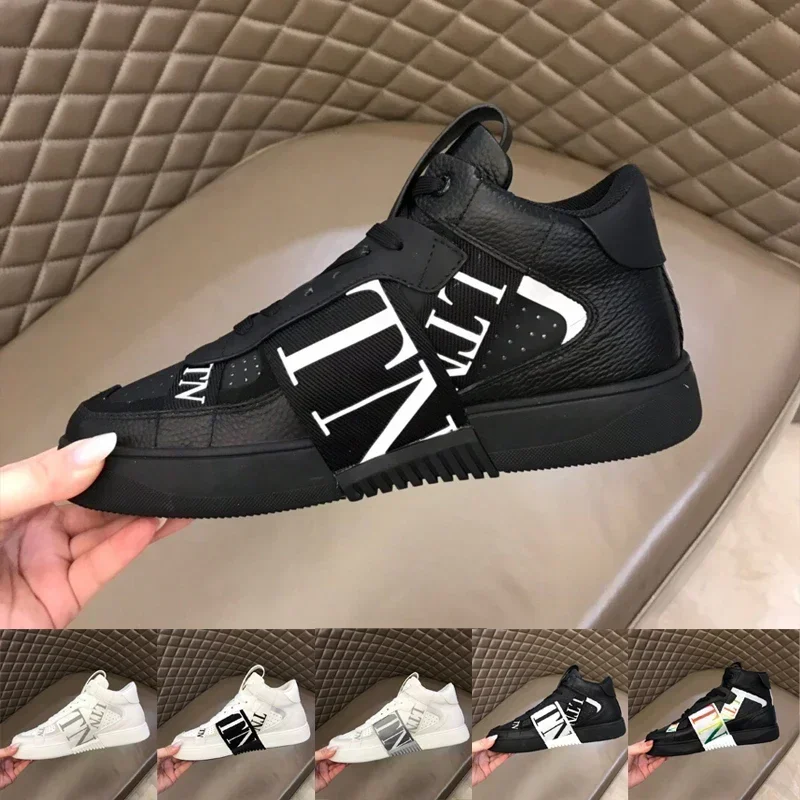 أحذية رجالية فاخرة عالية الجودة من الجلد عالية الجودة كاجوال، أحذية رياضية بأحرف ملونة أحذية رجالية من Golden Goose أحذية رجالية