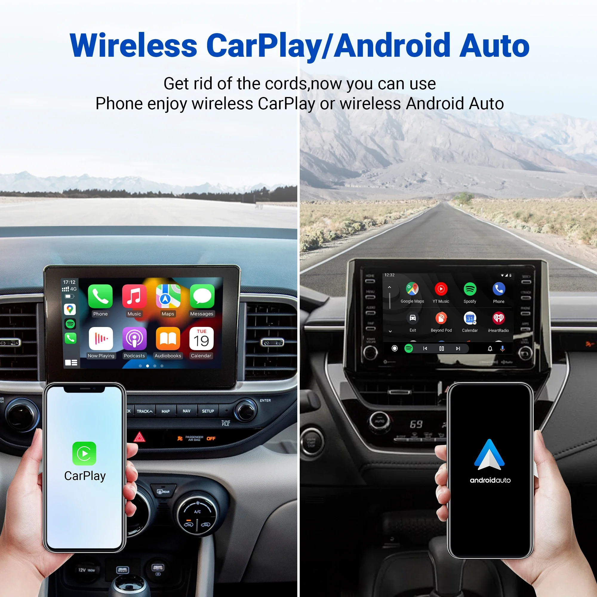 Otto motion 5,0 kabelloses carplay android auto ai box drahtloser adapter für skoda kia haval toyota mazda ford peugeot vw audi