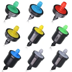 10-15PCS 4/8/10/20/30/40/50/60L Pressure Compensating Emitter Self Cleaning Drip Irrigation Water Regulator Mini Inline Emitter