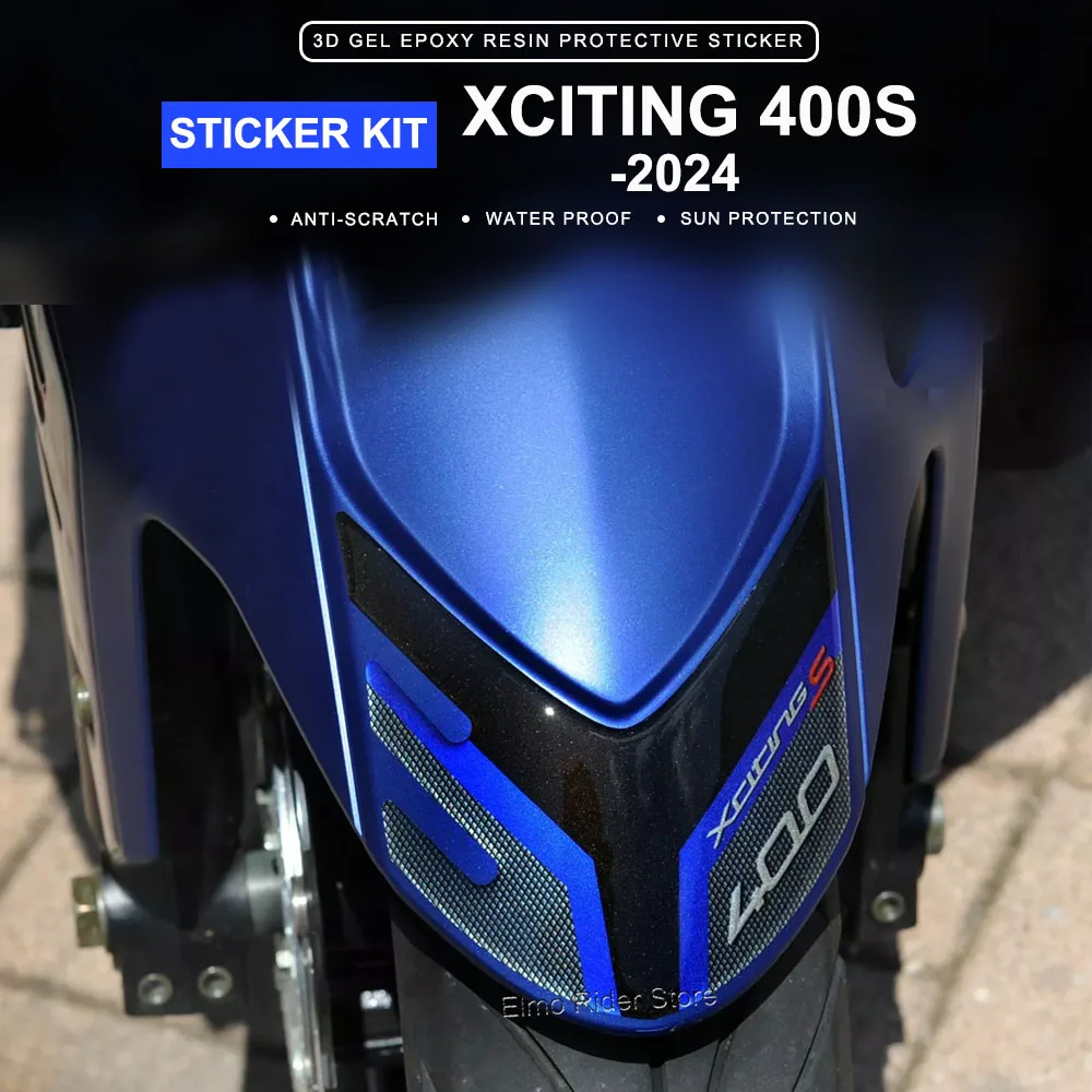 Motorcycle 3D Sticker Waterproof Decal Xciting 400S Protective Sticker For Kymco Xciting S 400 S400 2019 Stickers Kit