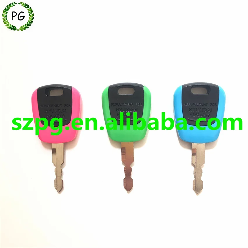 

3PCS R-9 Key 1PC Red Color 1PC Blue Color and 1PC Green Color R-9 Ignition Key 21Q4-00090 For Hyundai R-9 Excavator Accessories