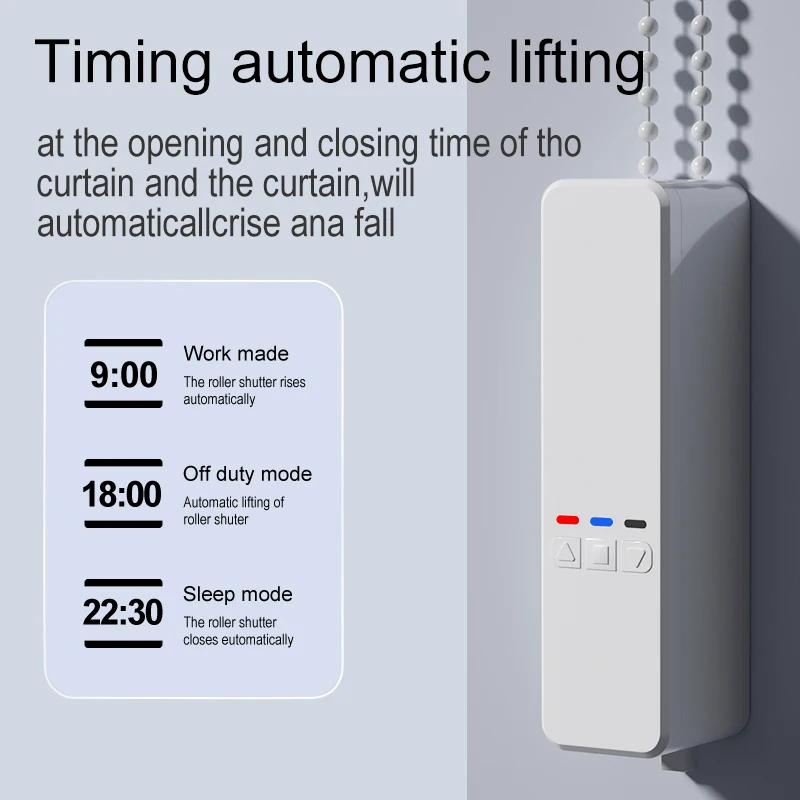 KEMEK Tuya Smart Wifi Blinds Motor Automatic Electric Roller Shade Controller App Control يعمل مع Alexa Google Assistant