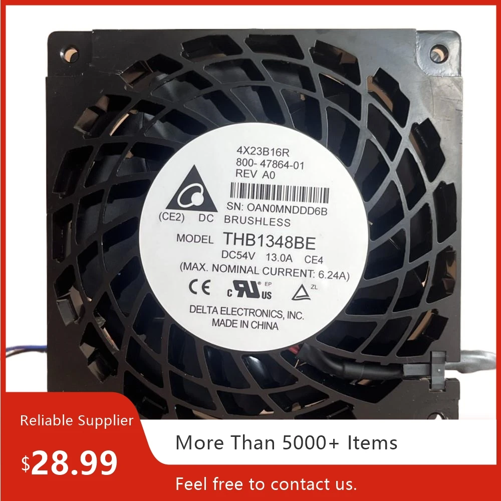 135mm Fan For Original Delta 13538 48V 13A Extreme Performance Fan THB1348BE Full Aluminum Frame Server/Telecom