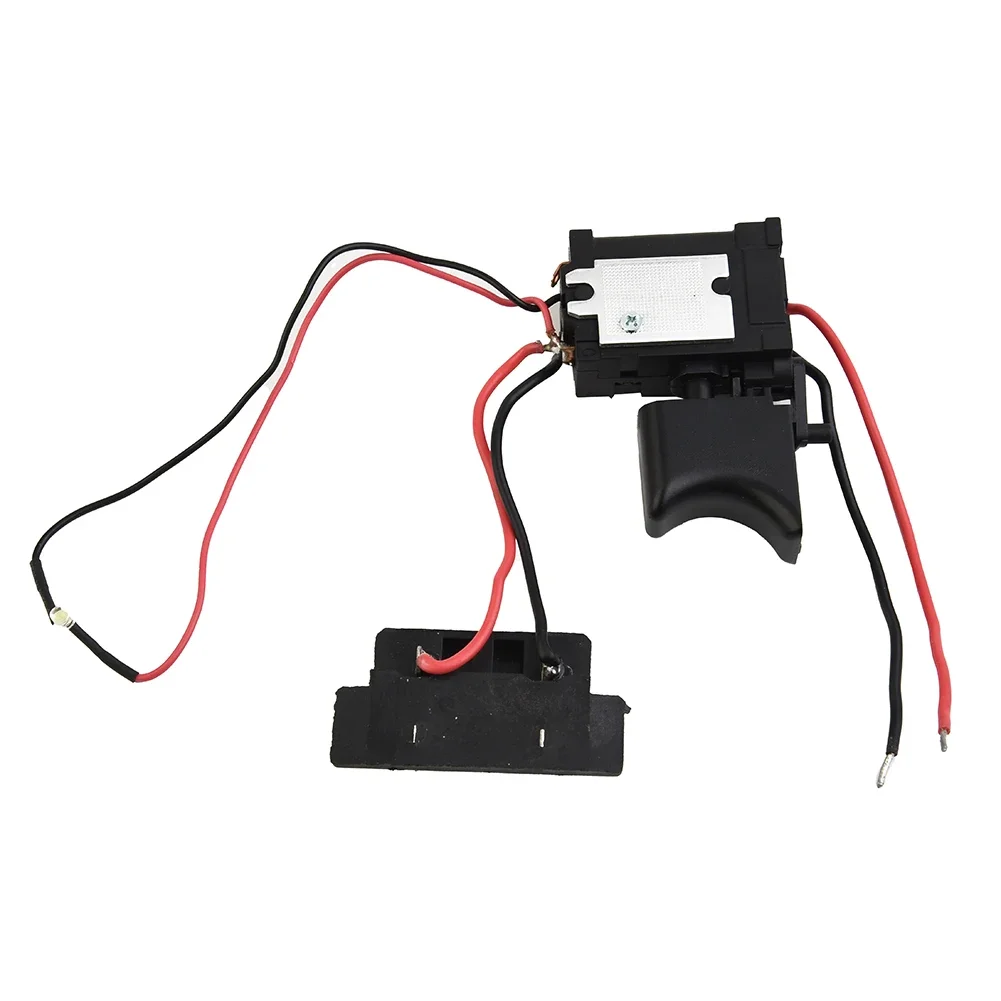 W/ Light Trigger Switch 12V14.4V18V Black Cordless Lithium Battery Plastic/Metal Speed Control Trigger Switch Protable Reliable