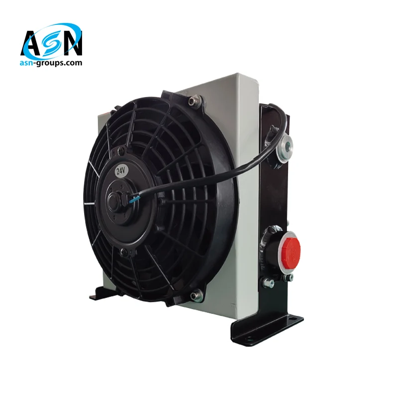 12/24V DC Aluminum Air & Water Plate Cooler Heat Exchanger for Construction Machinery and Factory Engine Motor Cooling