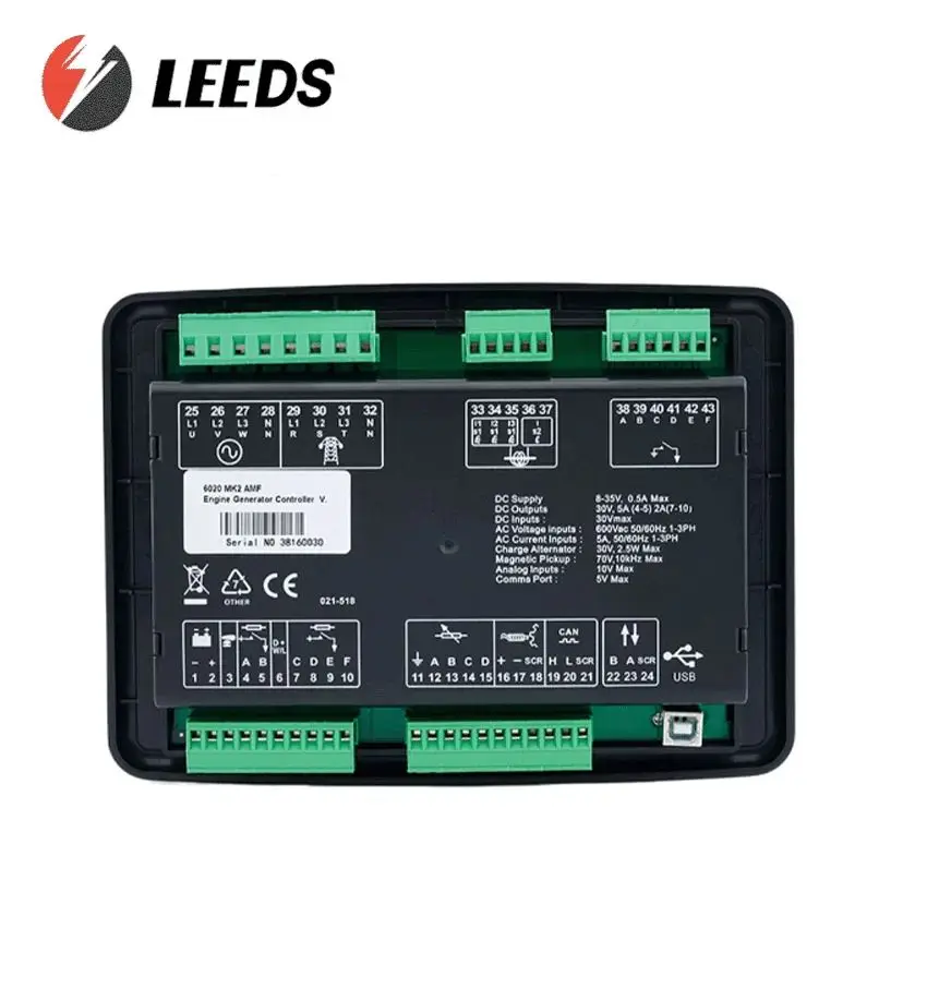 Deep Sea DSE6020 MKII Repalce  Generat Controller Panel AMF Automatic Start Mains Failure Control Module Genset Parts 6020 MK2