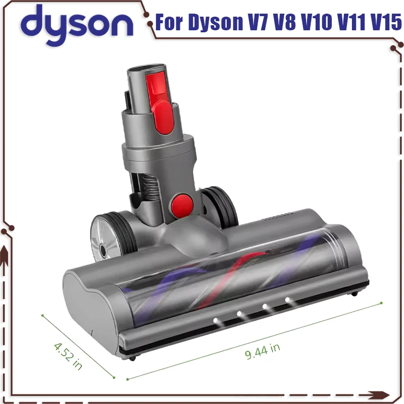 

Brush Head for Dyson Electric Vacuum Brush Cleaner Cleaning for Dyson V7 V8 V10 V11 V15 Replaceable Parts with roller brush Set