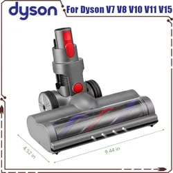 Brush Head for Dyson Electric Vacuum Brush Cleaner Cleaning for Dyson V7 V8 V10 V11 V15 Replaceable Parts with roller brush Set