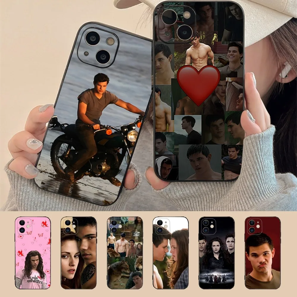 T-Team E-Edward Jacob Сумерки чехол для телефона Iphone 15 11 13 14 Pro Max 7 8 Plus X Xr Xs Max Se2020 12mini чехол