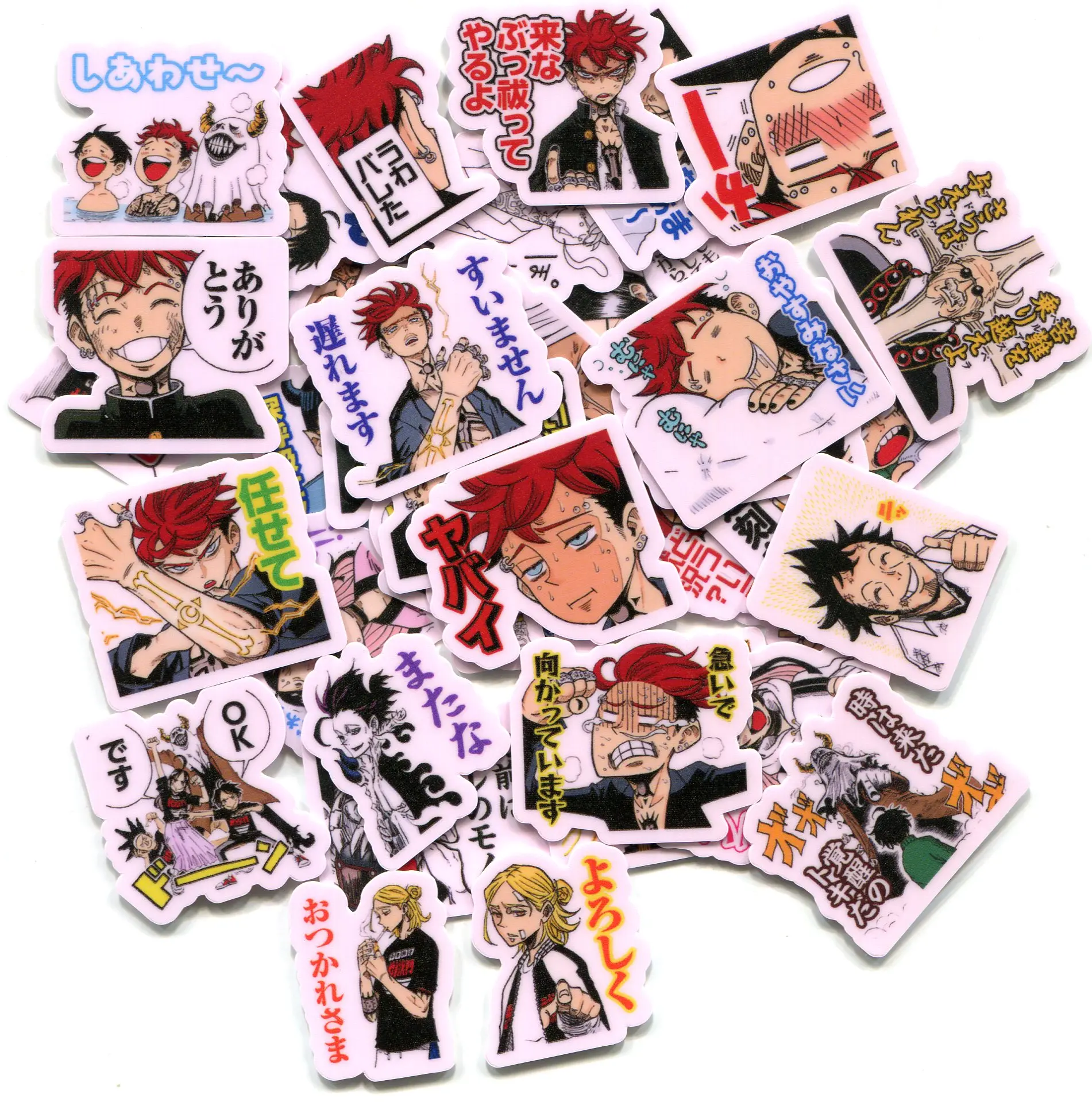 40 autocollants kiyoshikun 2-3 cm.