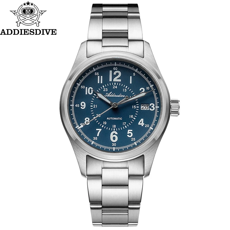 ADDIESDIVE 2025 New Men‘s Watch Calendar Display 200m Diver Sapphire crystal BGW9 luminous Automatic Mechanical Watches