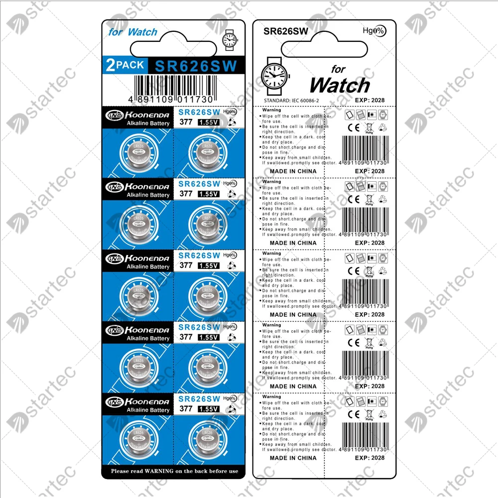 10-300PCS AG4 LR626 Alkaline Button Battery SR626SW 377 177 SR626 G4A LR66 626A 1.55V Watch Battery Coin Cell for Flashlight Toy