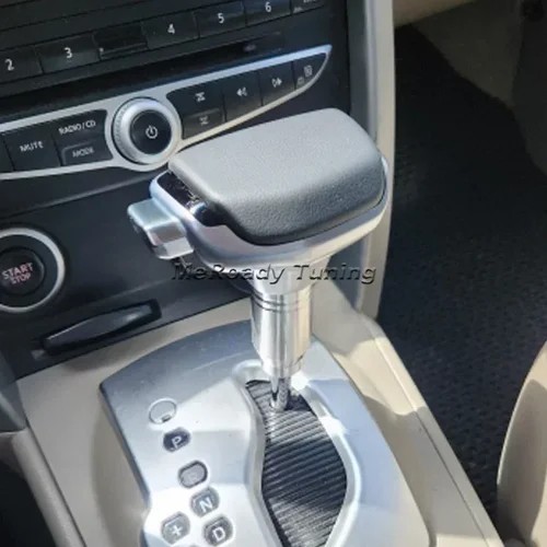Imagen 2 del producto Palanca de cambios automática para Renault Koleos QM5 Qashqai J10 X-Trail T31 Juke 2011-2014 Rogue, moldura interior de fibra de carbono