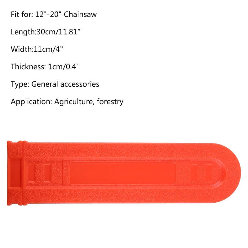 Universal Accessories Orange 12 Inch Durable Guide Plate Cover Thickness 1cm Dropship