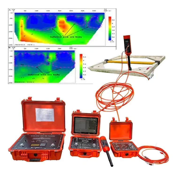 New  Geophysical TDEM/TEM Transient Electromagnetic Instrument Deep Earth Prospecting Instrument