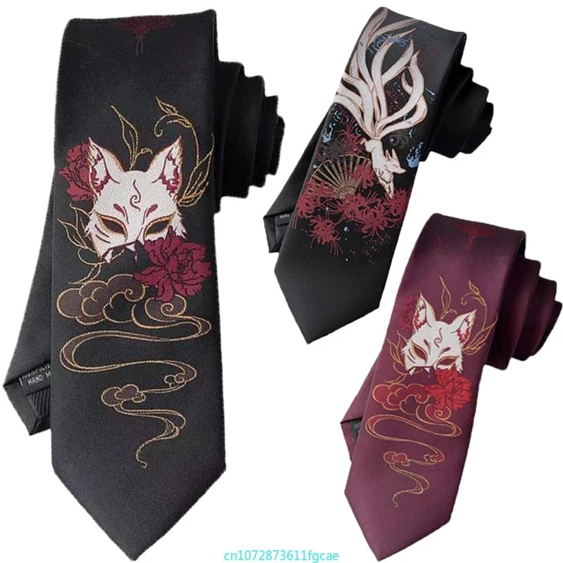 Fox Tie Neck Anime Cosplay JK Clothing Men Women Kawaii Accessories Props
