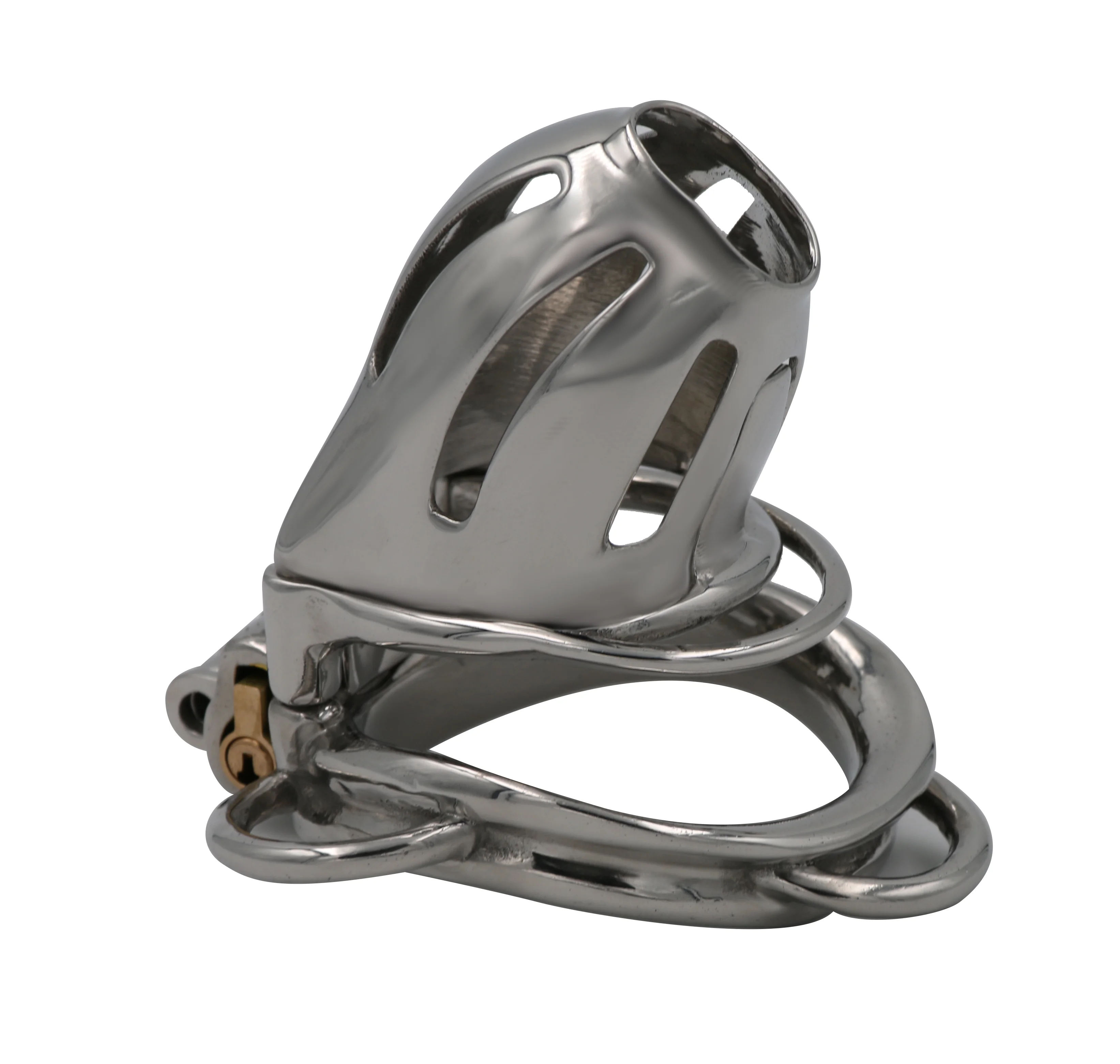 CB Male Chastity Cage with Auxiliary Waist Strap, Penis Lock Device with Additional Support Belt for Secure Fit, Anti-Slip Genit