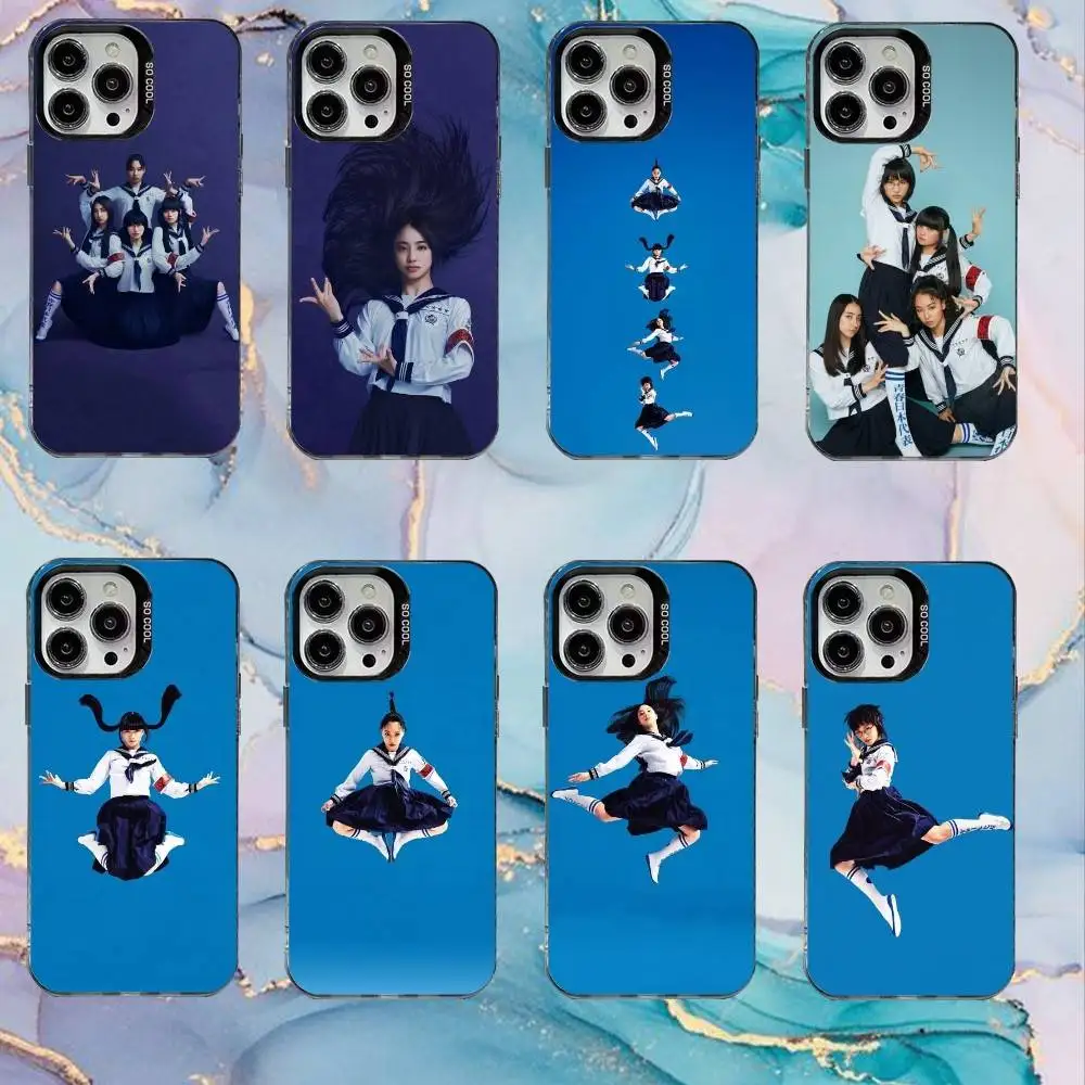 

A-Atarashii Music Gakko Phone Case For iPhone17,16,15,14,13,12,11 Plus,Pro Max Black Candy Matte Shockproof Cover