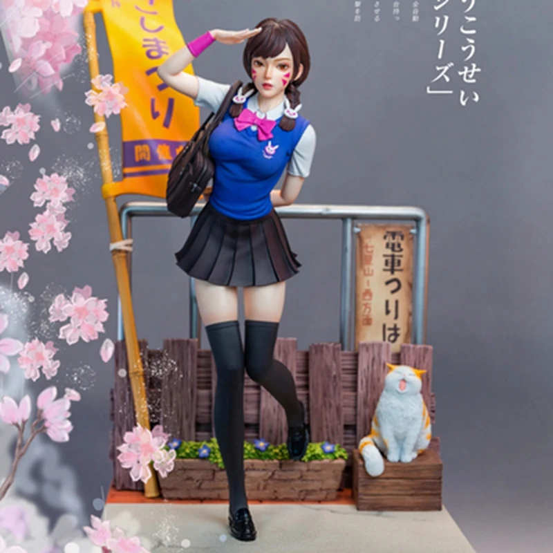 Fps Cooibea Modus Spelen Jk Uniform Deluxe Edition Figuur Dva Sexy Standbeeld Collectibles Cosplay Props Japanse Meisje Pop Gift Spot