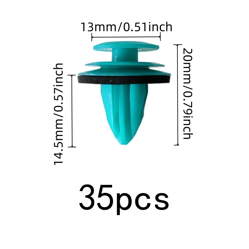 35 pcs Auto Door Card Clips Universal Car SUV Compatible, designed for Vehicle Body Assembly, Firm Snap-On Fit