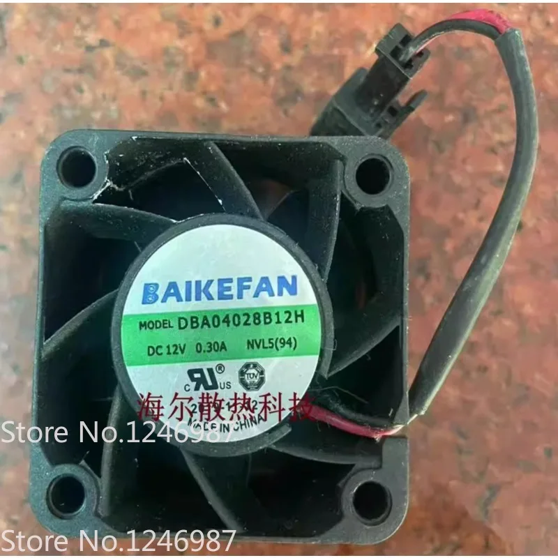 

Новый вентилятор охлаждения DBA04028B12H 12V 0.30A NVL5 (94) с двойным шарикоподшипником, прочный, с большим объемом воздуха, инверторный, 4028