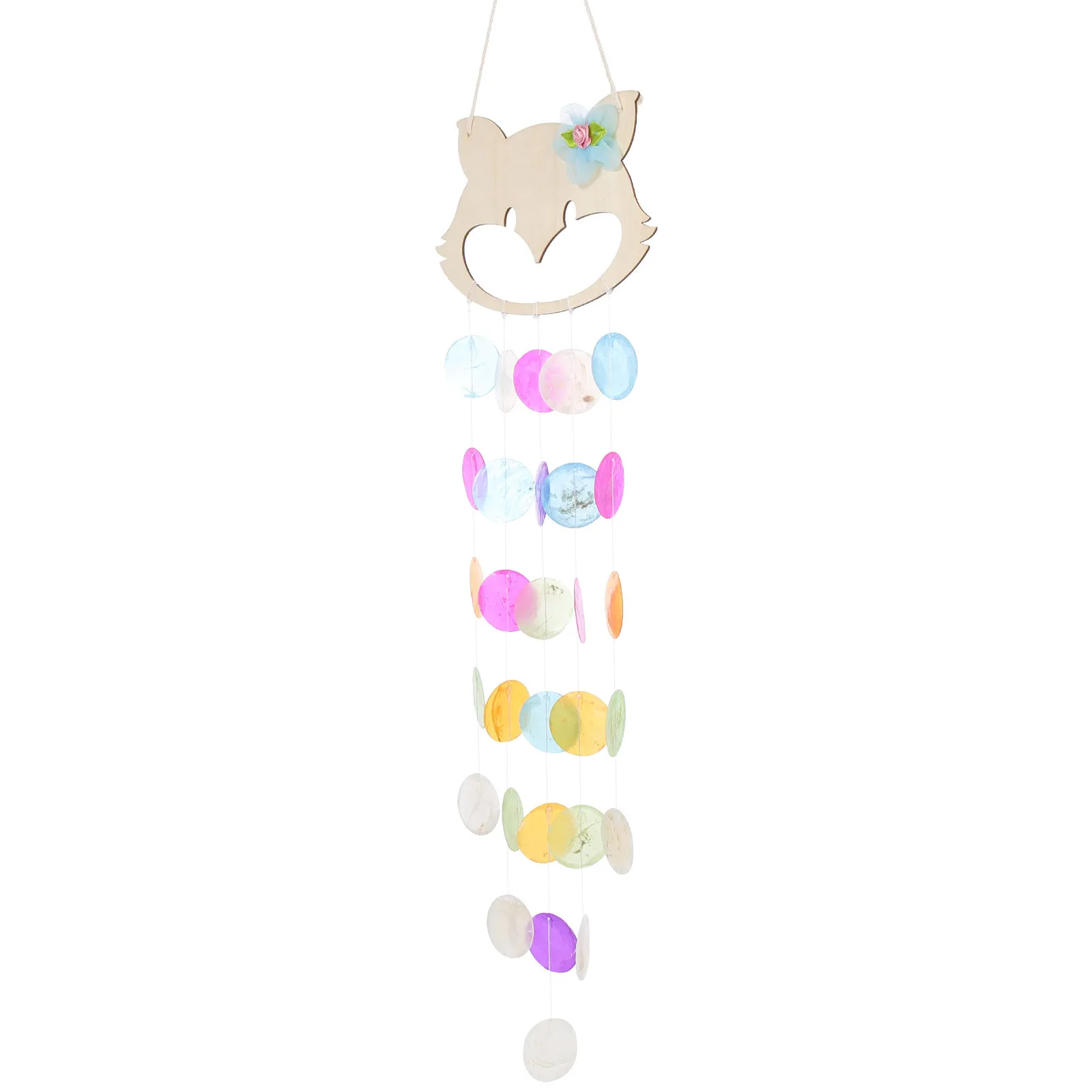 

Hanging Seashell Wind Chime Adorable Natural Seashells Home Decor Long Lasting High Class Materials Relaxing Sound Photography