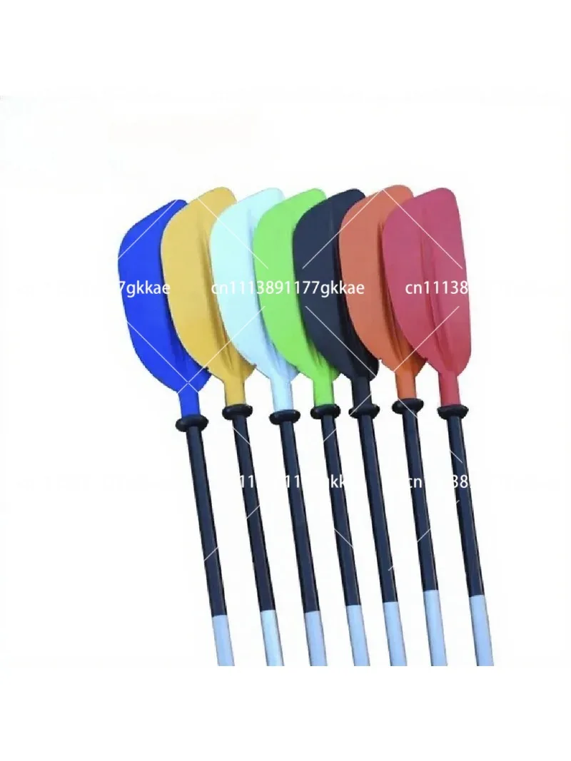 Aluminum Alloy Split Inflatable Kayak Boat 2 Section Portable Fishing Canoe with Pump, 7 Colors Optional