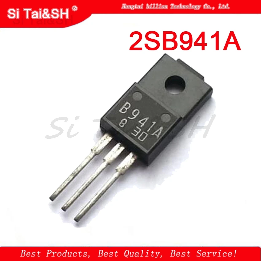 10PCS 2SB941A B941A B941 3A 80V PNP TO220F  integrated circuit