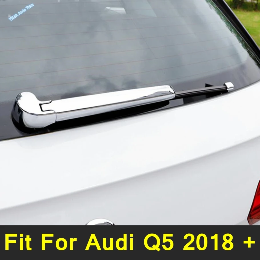 

Shiny Style Car Rear Window Windscreen Wiper Arm Blade Cover Trim ABS Fit For Audi Q5 2018 - 2020 Accessories Exterior Refit Kit