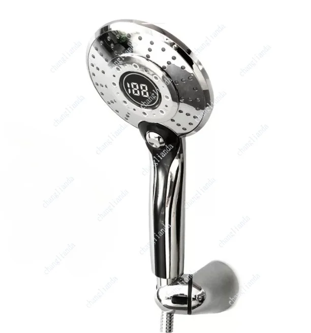 

LED Shower Head Digital Temperature Control 3 Colors Mode Shower Sprayer Water Saving Filter with Light