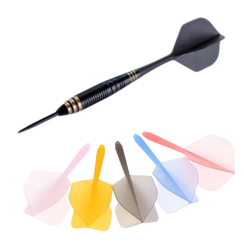 3 Stück 2BA Professionelle Dartpfeile 75% Transparent Leichtgewicht Anti-Drop L-Form Flügel für Bar-Wettkämpfe und Tägliche Übungen – Detail 9