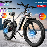 2000W EU Europe Warehouse High Quality Duotts F26 City Adults Mountain Ebike Mtb for Man 26 inch Full Suspension Electric Bike