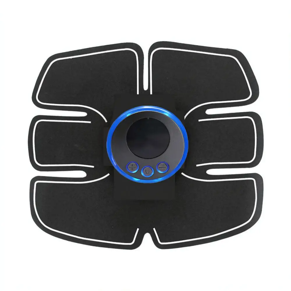 Smart EMS Abdominal Muscle Trainer Rechargeable Fitness Massager Portable Body Shaping Belt For Home Office Use