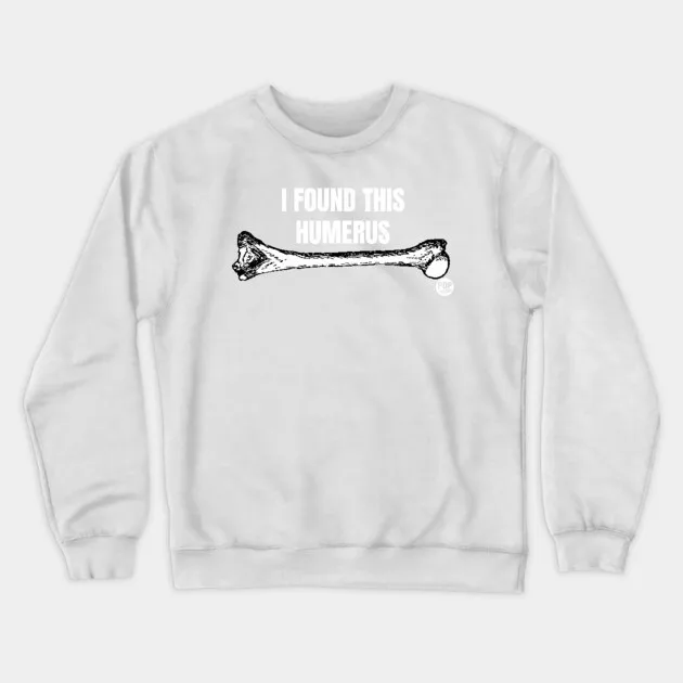 

Анатомия осенне-зимнего стиля — толстовка с юмором, графика «Humerus Pun» для модного и женского образа