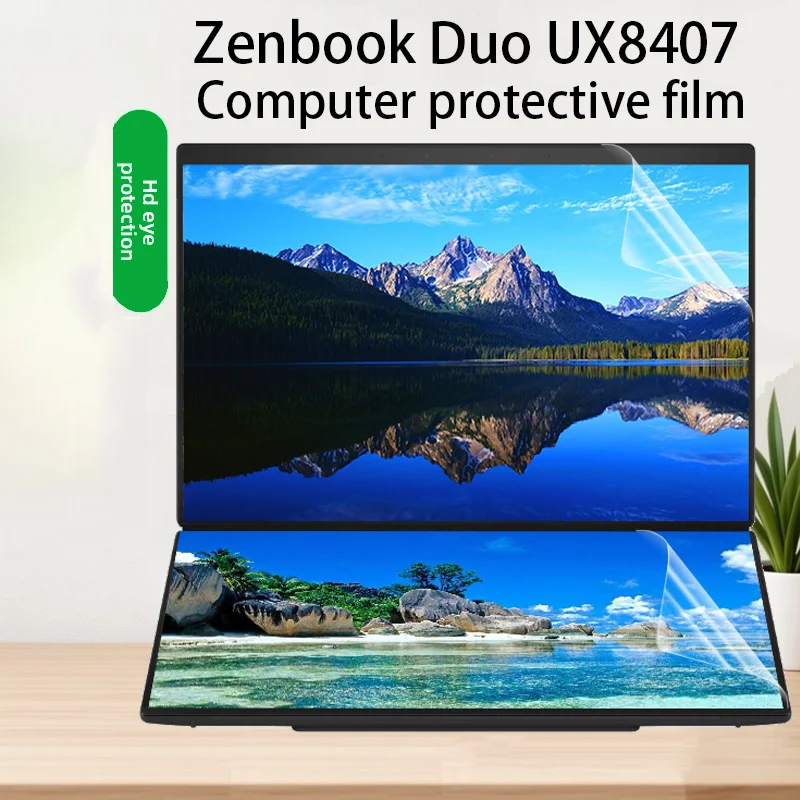 

UX8407AA anti-reflective and anti-blue protective film for 2026 ASUS Zenbook Duo 14-inch dual-screen computer screen film