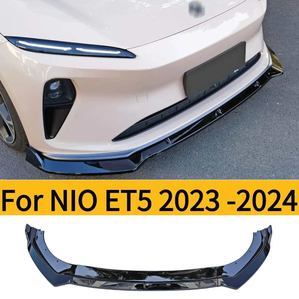 For NIO ET5 2023-2024 Front Bumper Lip Splitter Chin Protector Auto Accessory - Vehicle Facelift Deflector Enhances Look