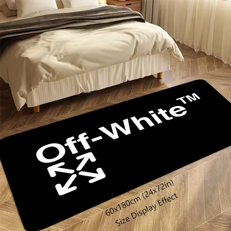 Tappeti per interni, tappetini per la camera da letto, tappeti di benvenuto per l'ingresso, tappeti morbidi color bianco sporco per corridoio, tappeti