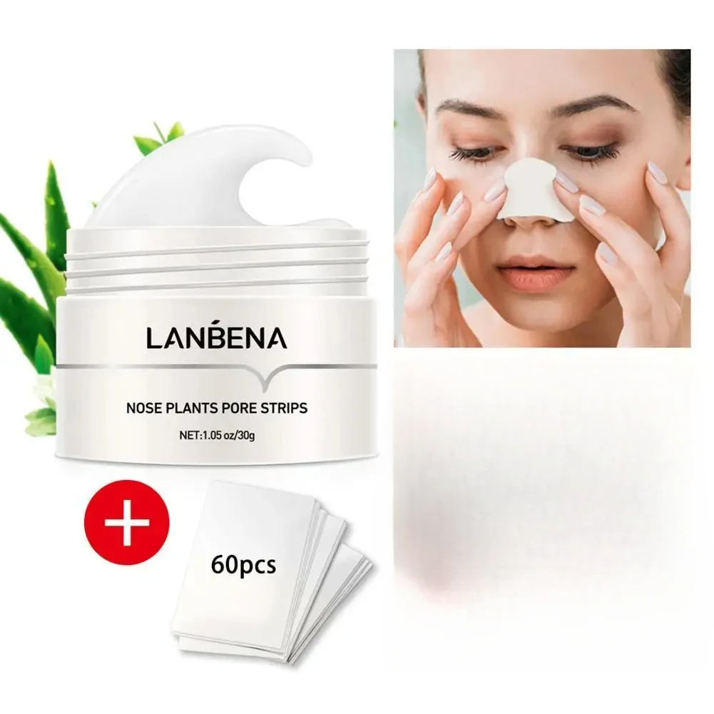 Blackhead Remover Cream Tearing Mask Set Plant Nose Pore Strips Peel Off Mud Mask Moisturizing Skin Care Nose Mask