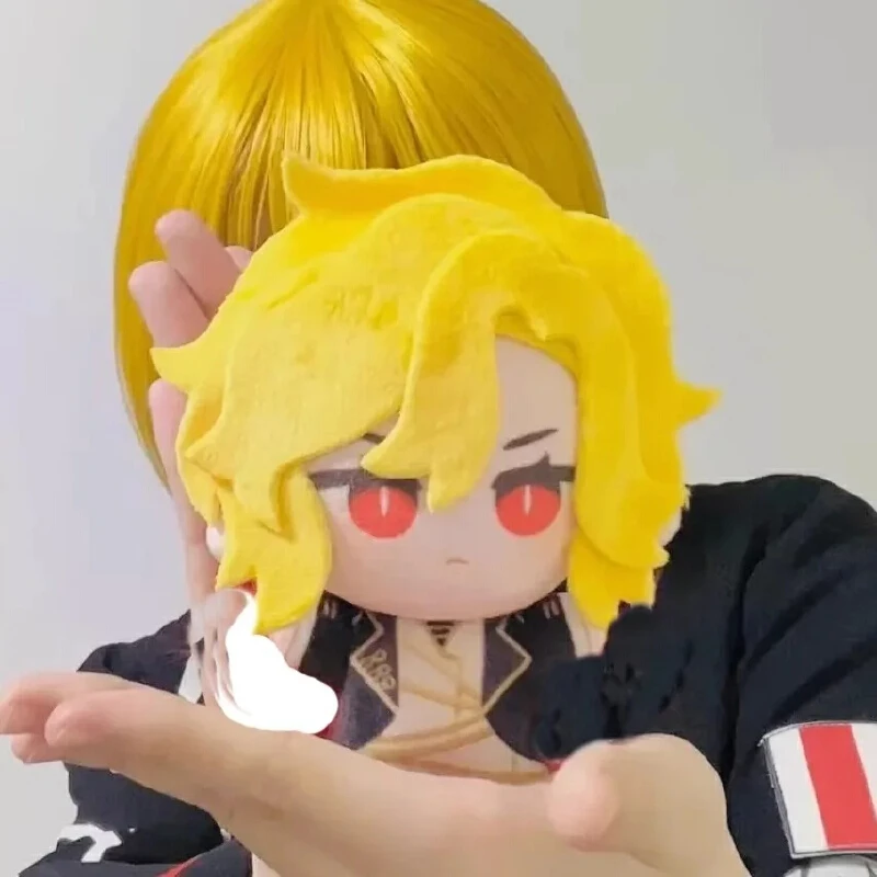 ﻿   10 cm Limbus Bedrijf Katoen Pluche Poppen COS Anime Figuur Dante Don Quixote Sancho Mini Poppen DIY ACG Speelgoed Kerstcadeau