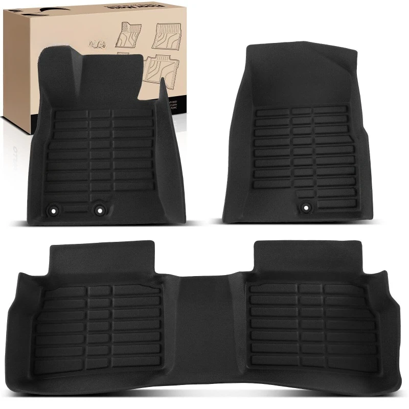 

3Pcs New Front & Rear Black Floor Mats Liners for Hyundai Sonata 2011 2012-2015 United States