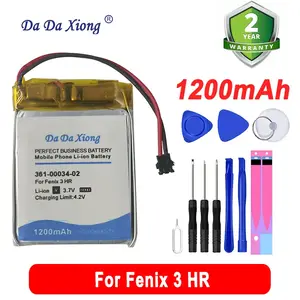 Bilashmart 361 00053 00 361 00126 00 361 00034 02 Battery Garmin 3 3F 6x Pro, Fenix HR GPS 100 Montana 600 Explore 820 520 500