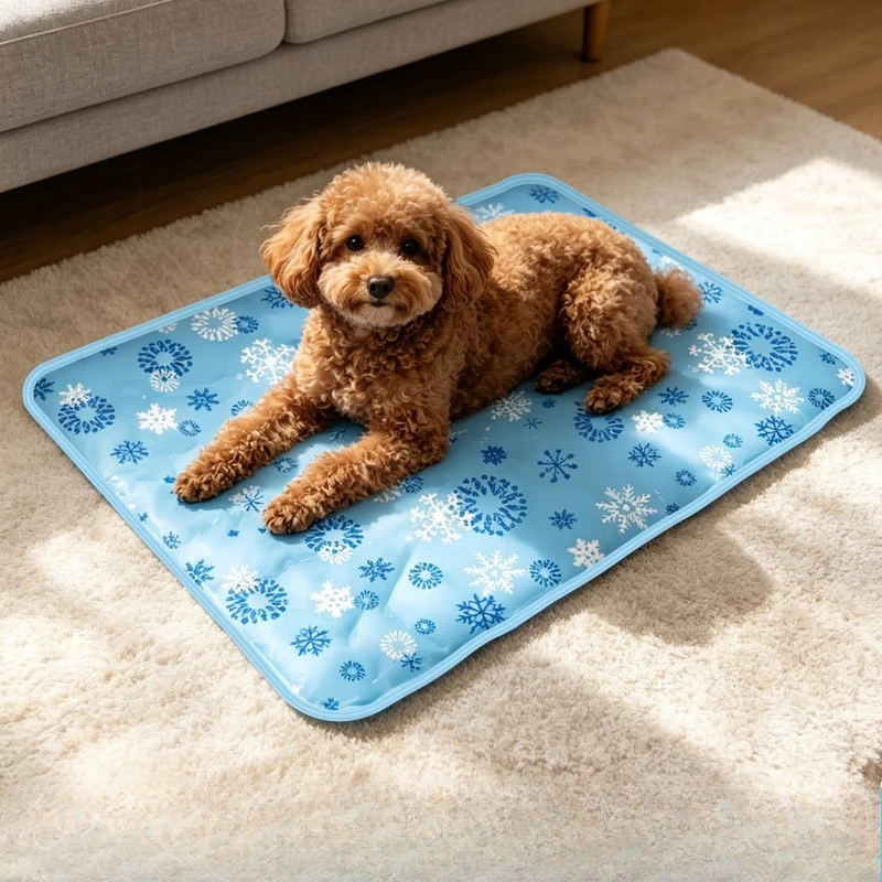 Thickened Washable Bite & Scratch Resistant Pet Cooling Gel Mat Summer Cool Bed Pad For Cats Dogs