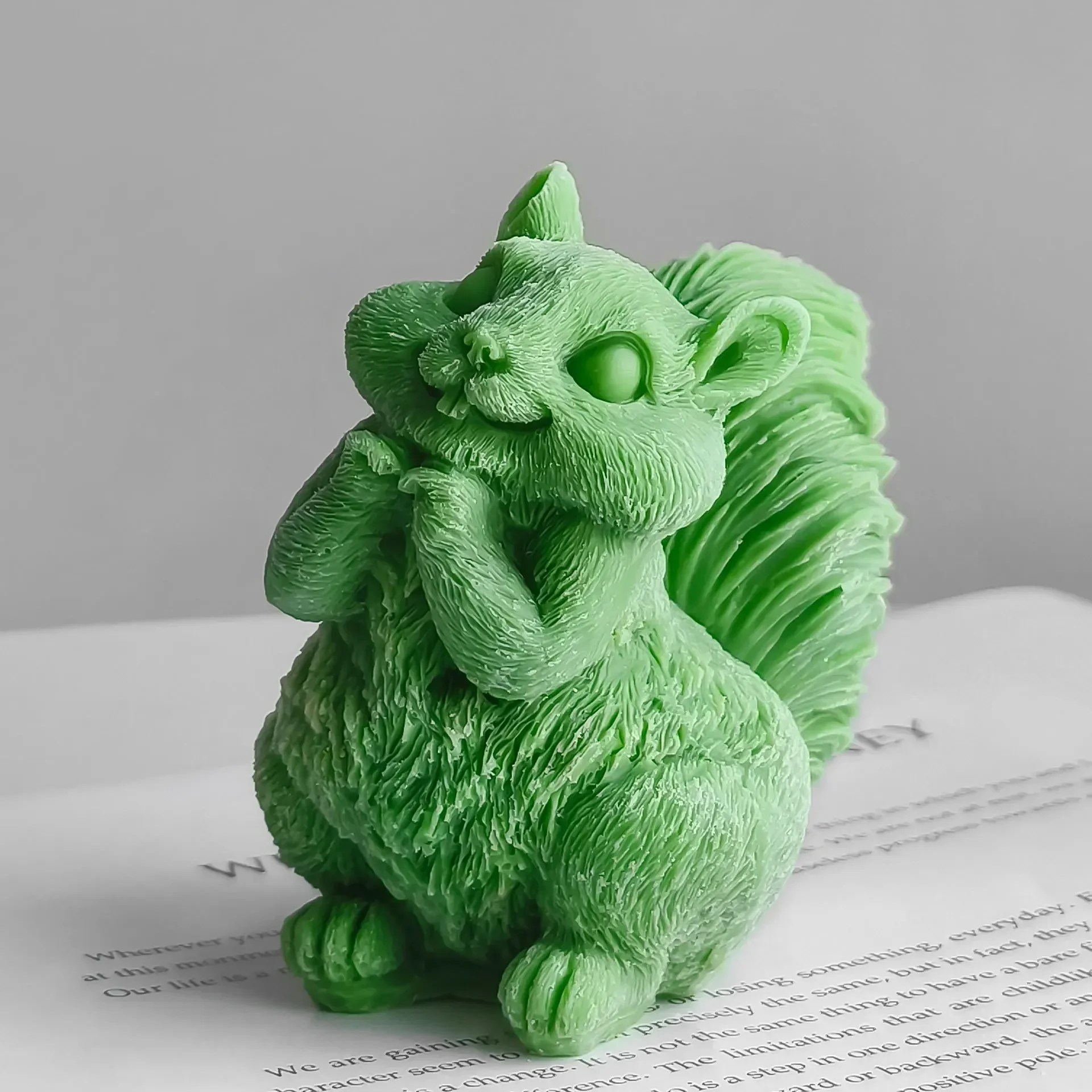 

Милая форма для свечей с белкой, счастливая белка, мыло ручной работы, кристаллическая форма для эпоксидной смолы, силиконовая форма