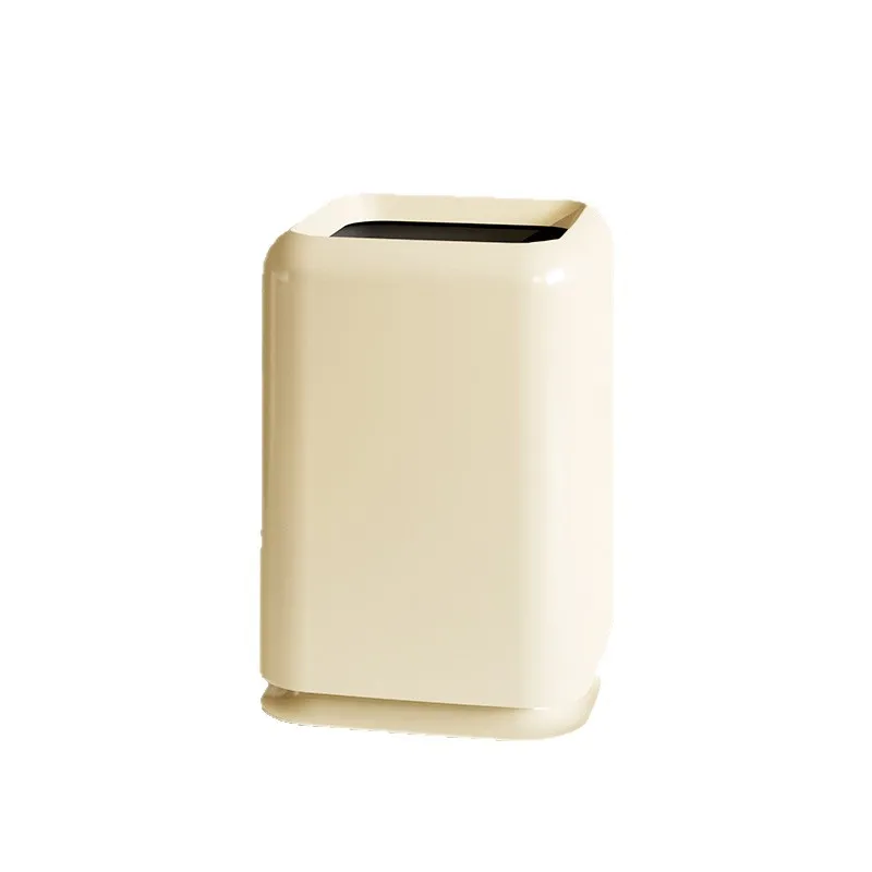 Lixeira dos desenhos animados do agregado familiar sala de estar quarto quadrado alto valor com capa banheiro dupla camada cesta papel