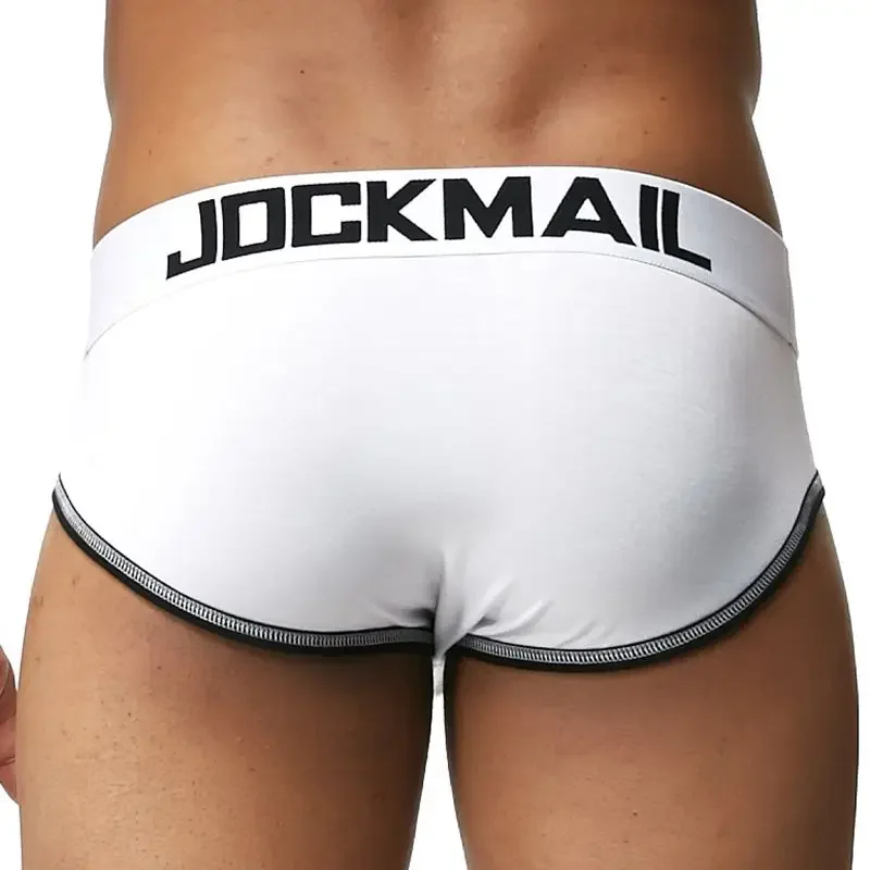 JOCKMAIL Sexy Men Underwear Penis Pouch Enlargement Man Briefs Modal Male Panties Slip Cueca Gay Underpants Briefs Men Shorts