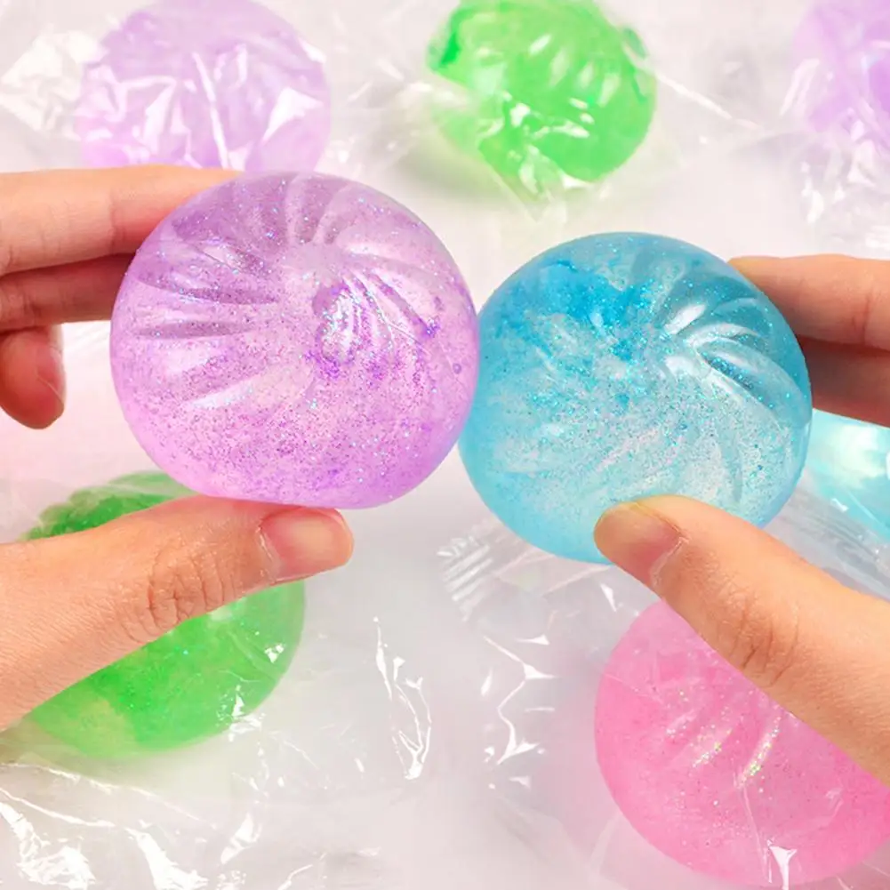 TPR Maltose-Filled Squishy Toy Slow Rising Stress Relief Sensory Soft Squeeze Fidget Toy Box Decompression Toy Gift for Adult