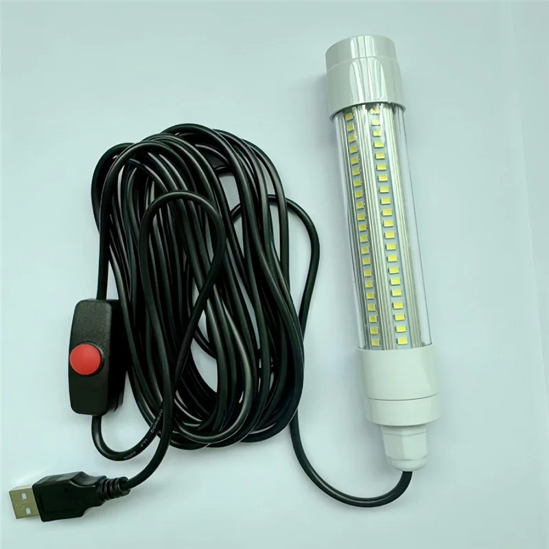 USB الأسماك جذب ضوء في الهواء الطلق LED سطوع عالية تحت الماء جذب ضوء طوف الصيد لمياه البحر العذبة